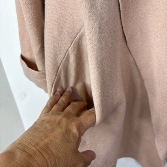 Twelfth Love Cardigan Women Small Blush Open Front Pockets Cottagecore Longline - Picture 7 of 9